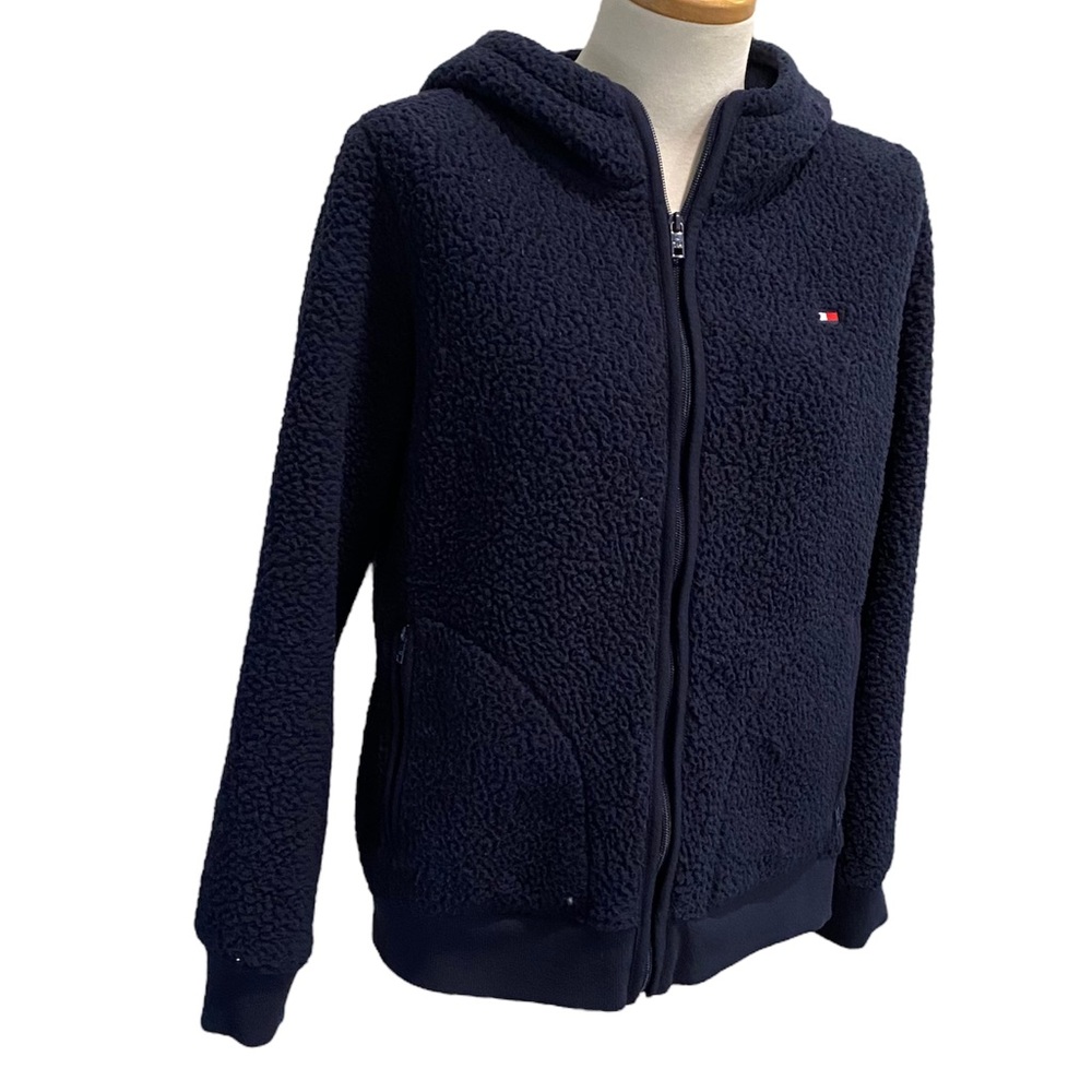 Tommy Hilfiger Teddy Hooded Jacket Size Medium